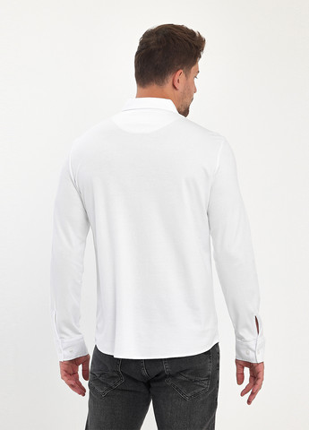 Белая кэжуал рубашка однотонная Trend Collection