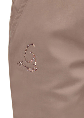 Темно-бежевые кэжуал демисезонные со средней талией брюки Ceremony by Wojcik