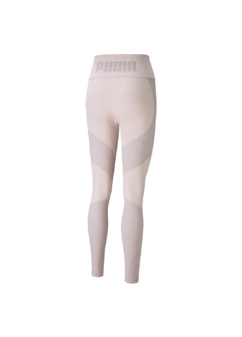 Розовые летние легинсы seamless high waist 7/8 women's training leggings Puma