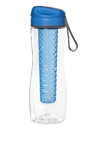 Бутылка для воды с диффузором 0,8 л Sistema однотонная синяя