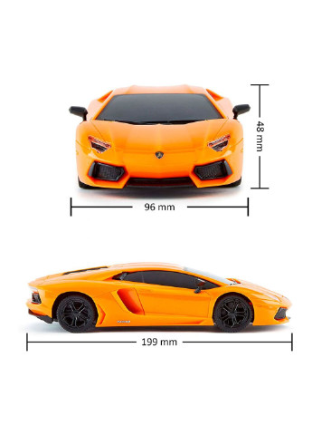 Радиоуправляемая игрушка Lamborghini Aventador LP 700-4 (1:24, 2.4Ghz, оранжевый) (124GLBO) KS Drive (254082932)