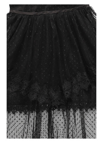 Черное кэжуал платье Forever Unique в горошек