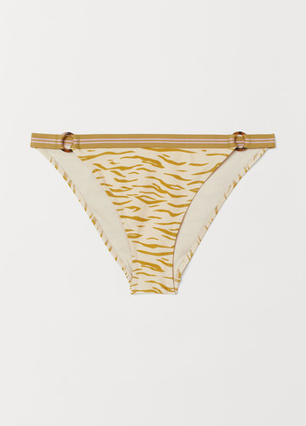 Темно-бежевые купальные трусики-плавки тигровый H&M