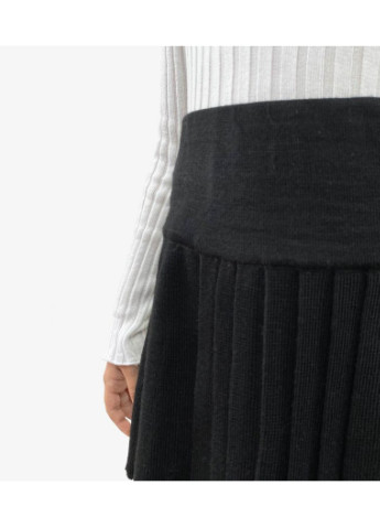 Черная кэжуал однотонная юбка Прованс