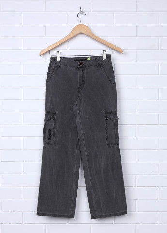 Темно-серые кэжуал демисезонные брюки со средней талией Billabong