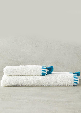 English Home полотенце для рук, 30х45 см полоска голубой производство - Турция