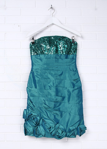 Зелена коктейльна плаття, сукня Destino однотонна