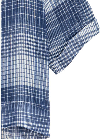 Тёмно-синяя блуза H&M