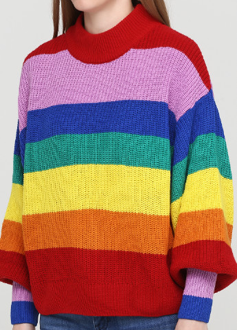 Комбинированный демисезонный свитер Monki