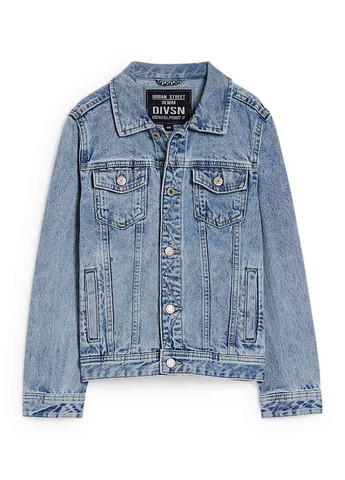 Блакитна демісезонна куртка C&A