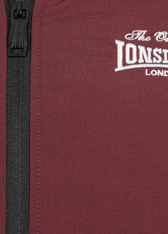 Бордовая демисезонная куртка Lonsdale TRUSTHORPE