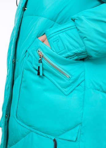 Бірюзова зимня куртка куртка-пальто Peercat