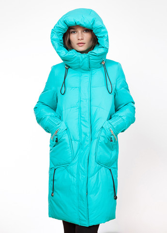 Бірюзова зимня куртка куртка-пальто Peercat
