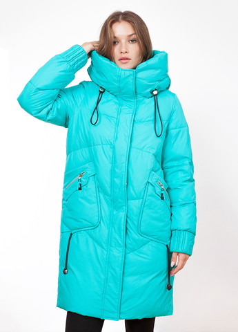 Бірюзова зимня куртка куртка-пальто Peercat