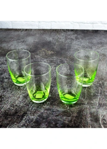 Набор стаканов низких Variation Shades Green D4848 340 мл 4 шт Luminarc (253618023)