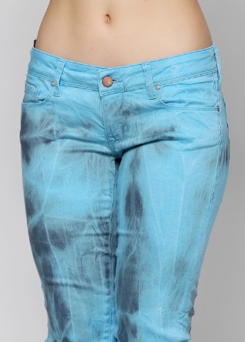 Голубые кэжуал демисезонные зауженные брюки Mavi