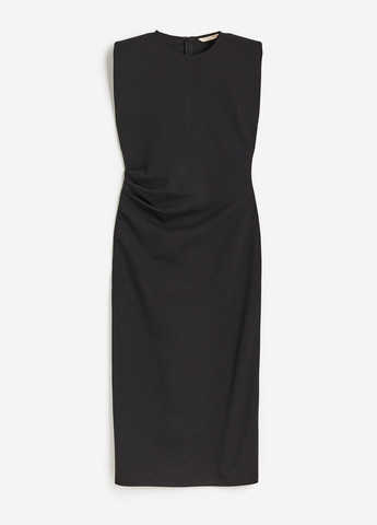 Чорна кежуал сукня футляр H&M однотонна