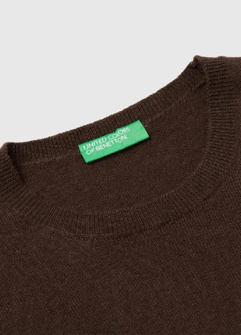 Темно-коричневый демисезонный джемпер джемпер United Colors of Benetton