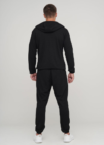 Черный демисезонный костюм (толстовка, брюки) брючный Trend Collection