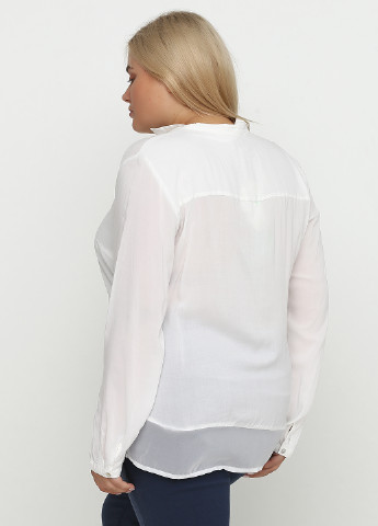 Белая демисезонная блуза Tom Tailor