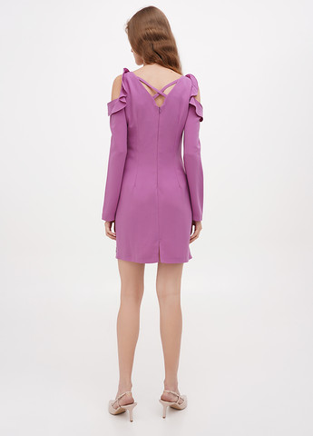 Бузкова кежуал сукня Sassofono однотонна