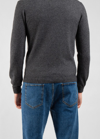 Темно-серый пуловер из шерсти Lancetti (238198604)
