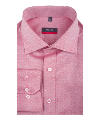 Розовая кэжуал рубашка однотонная Eterna
