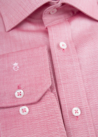 Розовая кэжуал рубашка однотонная Eterna