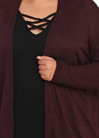 Бордовый демисезонный кардиган H&M