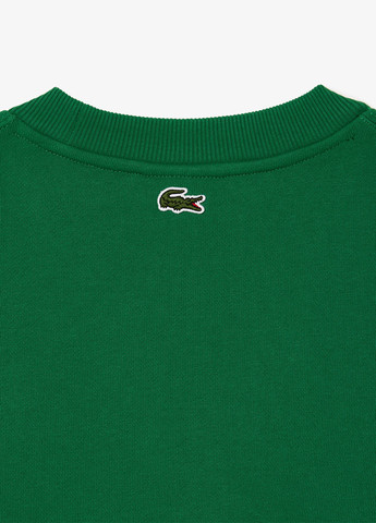 Світшот Lacoste - Прямий крій логотип зелений кежуал, спортивний бавовна - (276459799)