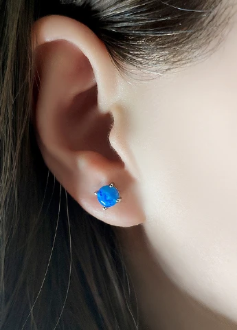 Сережки Silver Flame (255287454)