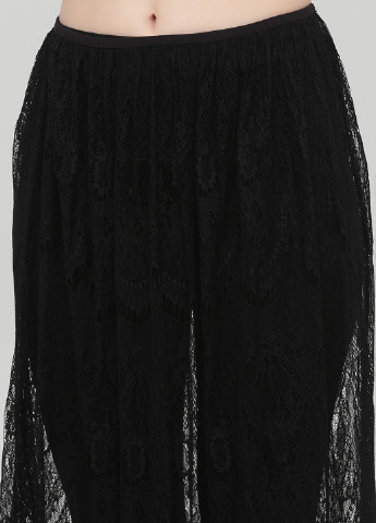 Черная кэжуал однотонная юбка Only а-силуэта (трапеция)