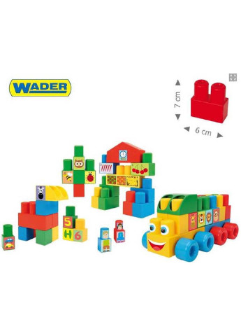 Конструктор Middle Blocks 140 элементов Wader (253142338)