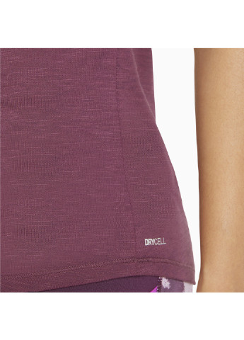 Пурпурная всесезон футболка 5k logo short sleeve women's running tee Puma
