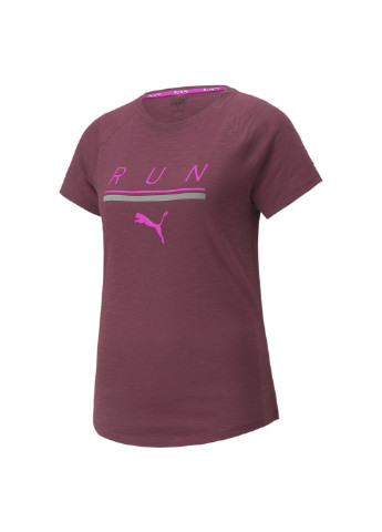 Пурпурная всесезон футболка 5k logo short sleeve women's running tee Puma