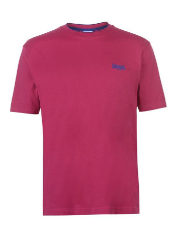 Светло-бордовая футболка Lonsdale