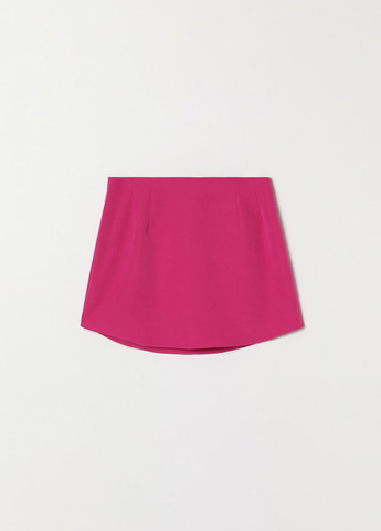 Фуксиновая кэжуал однотонная юбка Lefties