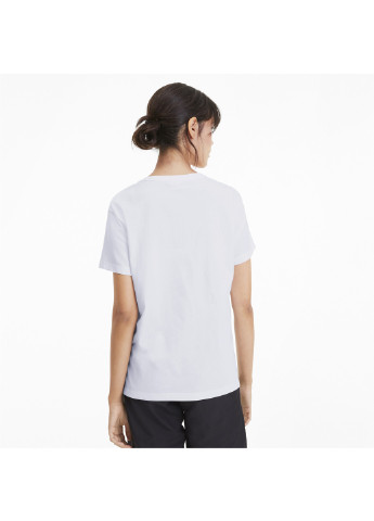 Біла всесезон футболка classics embroidered short sleeve women's tee Puma