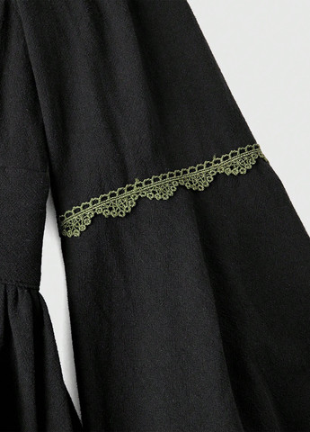 Чорна кежуал сукня кльош Romwe однотонна