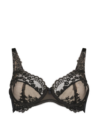 Чёрный корбей бюстгальтер Hunkemoller с косточками