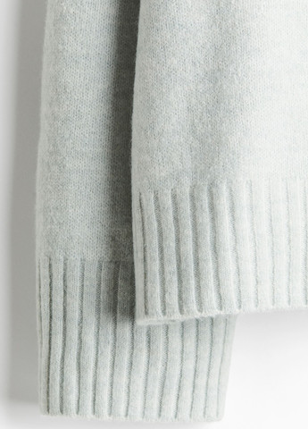 Світло-бірюзовий зимовий светр джемпер H&M