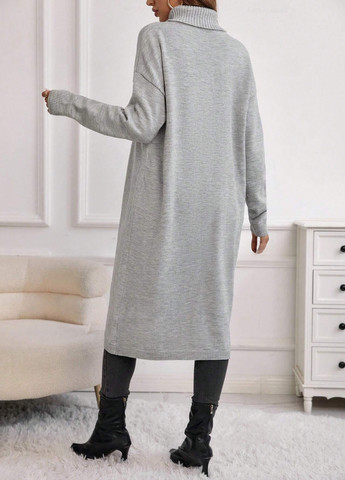 Сірий демісезонний светр для вагітних та годуючих SHEIN