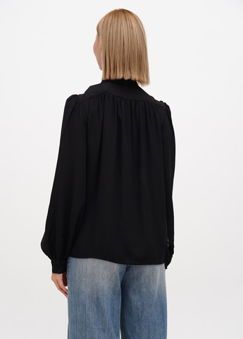 Чорна блуза Sassofono Club