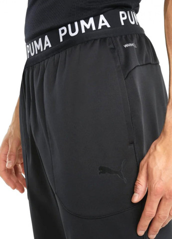 Черные спортивные зимние джоггеры брюки Puma