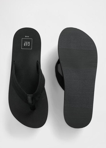 Черные кэжуал вьетнамки Gap