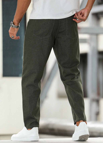 Серо-зеленые демисезонные скинни джинсы SHEIN