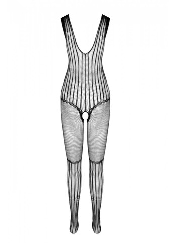Сетчатый телесный бодистокинг с рисунком боди и гетр CA006 Casmir (255459100)
