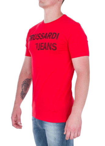 Красная футболка Trussardi Jeans