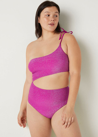 Фіолетовий літній купальник суцільний, монокіні Victoria's Secret