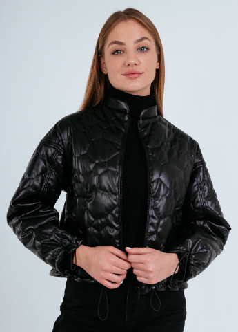 Черная демисезонная демисезонная куртка «афина» Uzeff